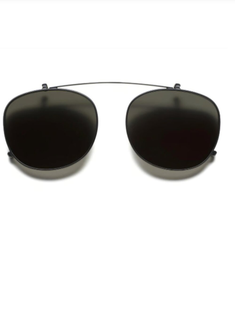 NWT❣️ Durand Clip-On Medium Brushed Ink with Grey Lenses